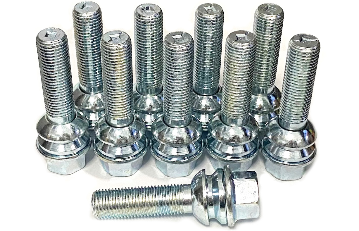 Chrome Lug Bolt Set Cars with Spacers Suncoast Porsche Parts & Accessories